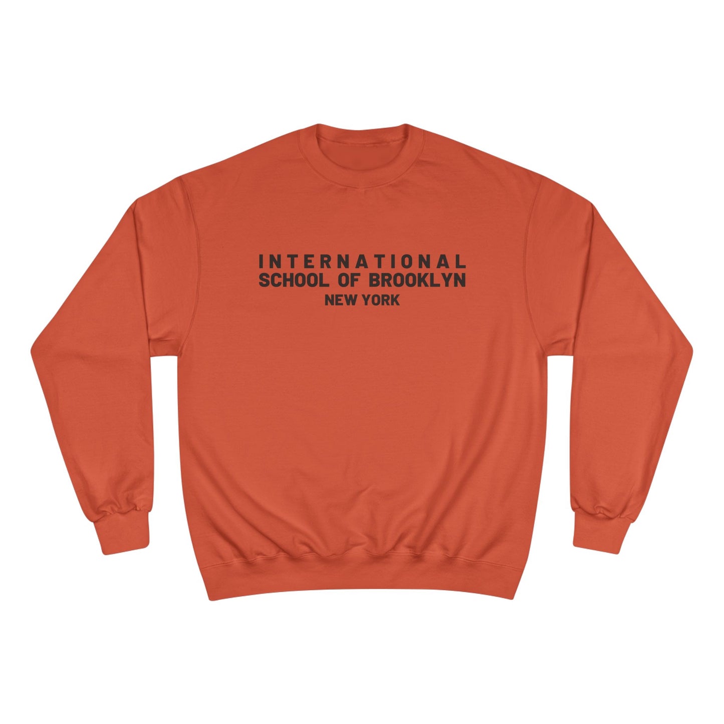 International School of Brooklyn New York Sweatshirt — Black Print