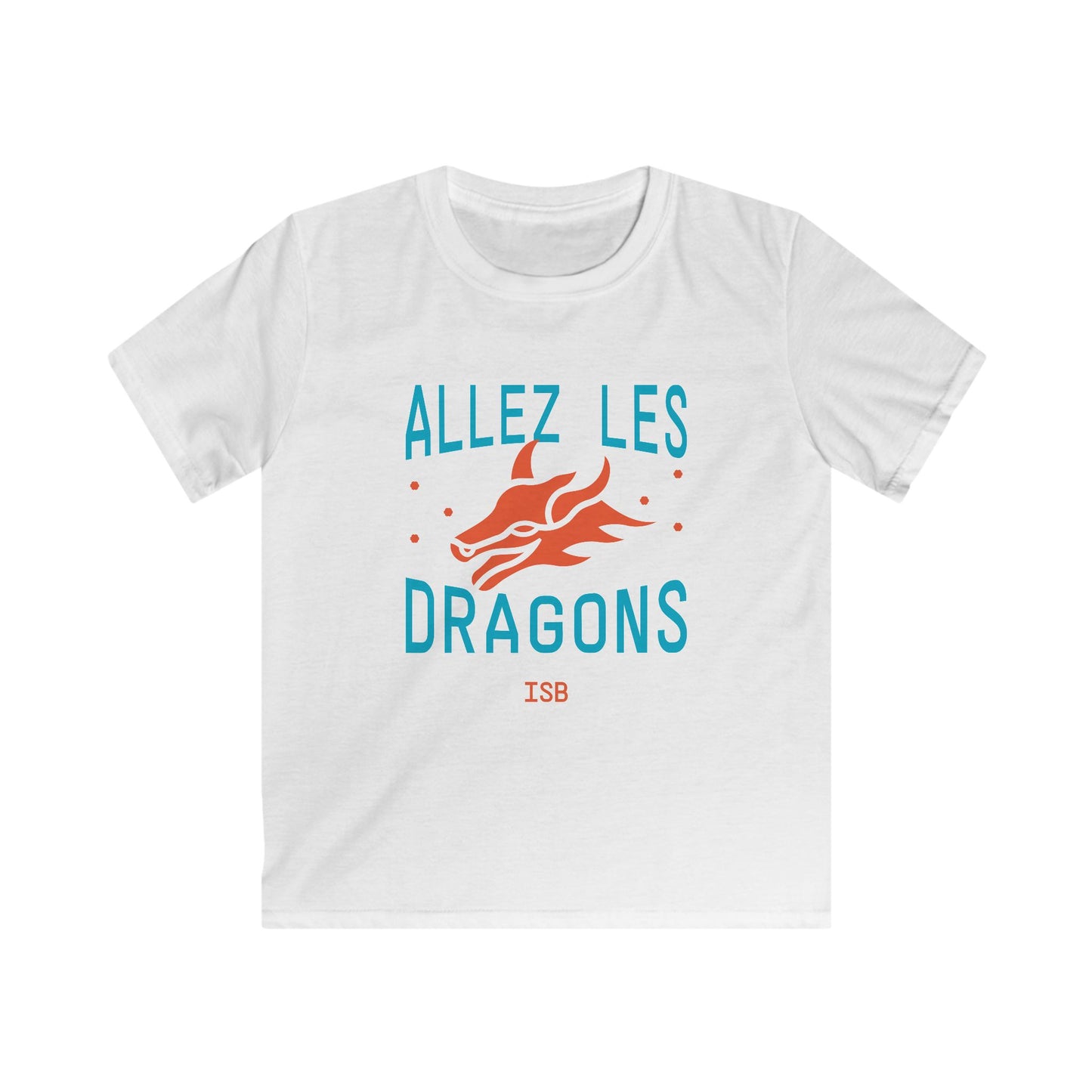 Allez Les Dragons Kids Tee — French Dragon Team Shirt for Kids