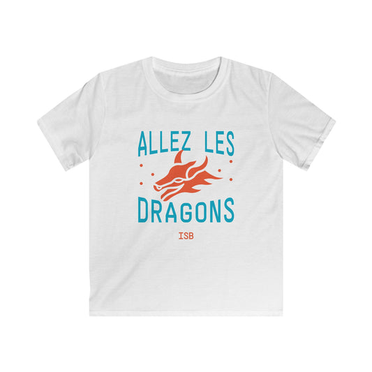 Allez Les Dragons Kids Tee — French Dragon Team Shirt for Kids