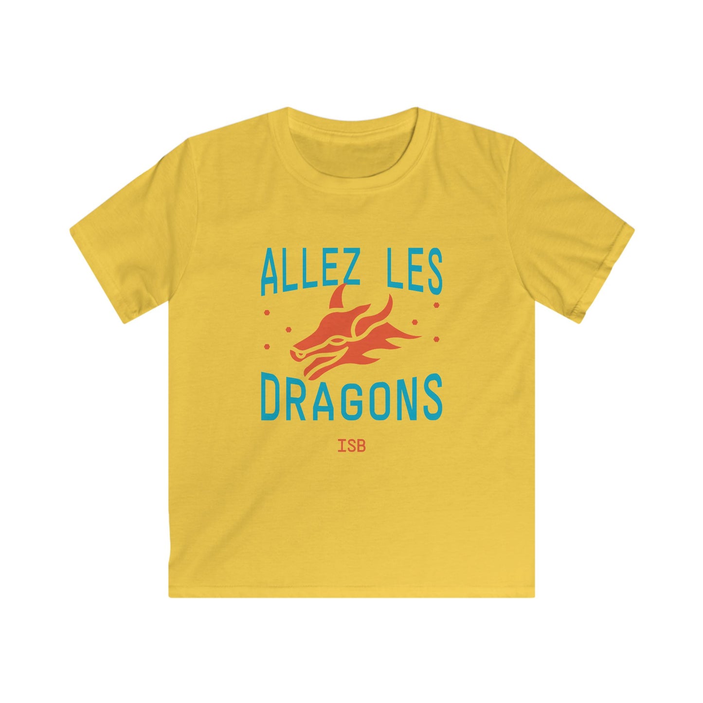 Allez Les Dragons Kids Tee — French Dragon Team Shirt for Kids