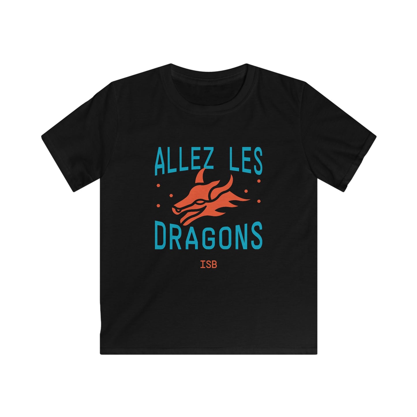 Allez Les Dragons Kids Tee — French Dragon Team Shirt for Kids
