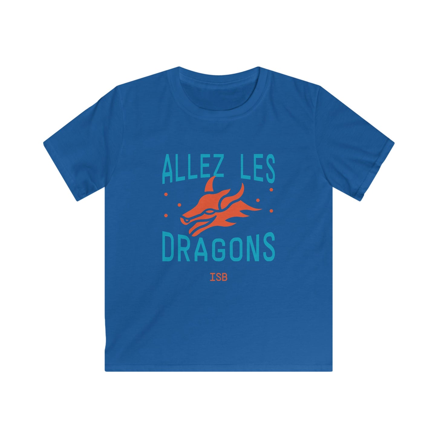 Allez Les Dragons Kids Tee — French Dragon Team Shirt for Kids
