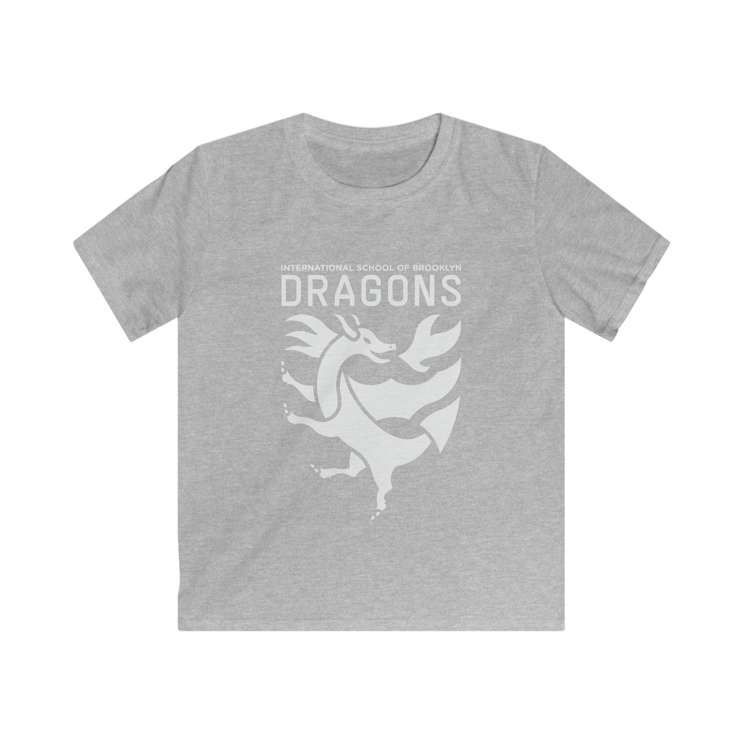 Kids Tee - 'Dragons' School Mascot Crest (International School of Brooklyn)