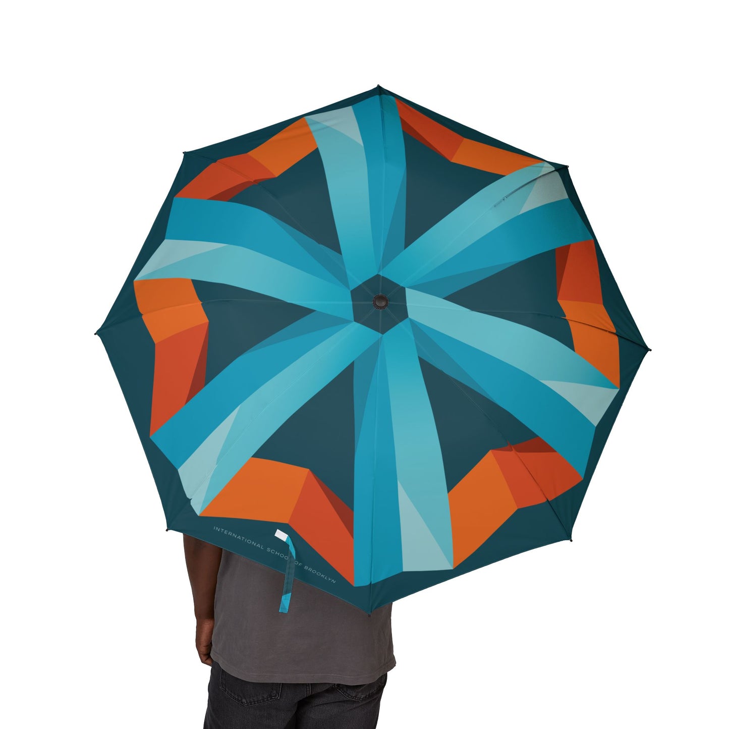 ISB Semi-Automatic Foldable Umbrella (Teal)