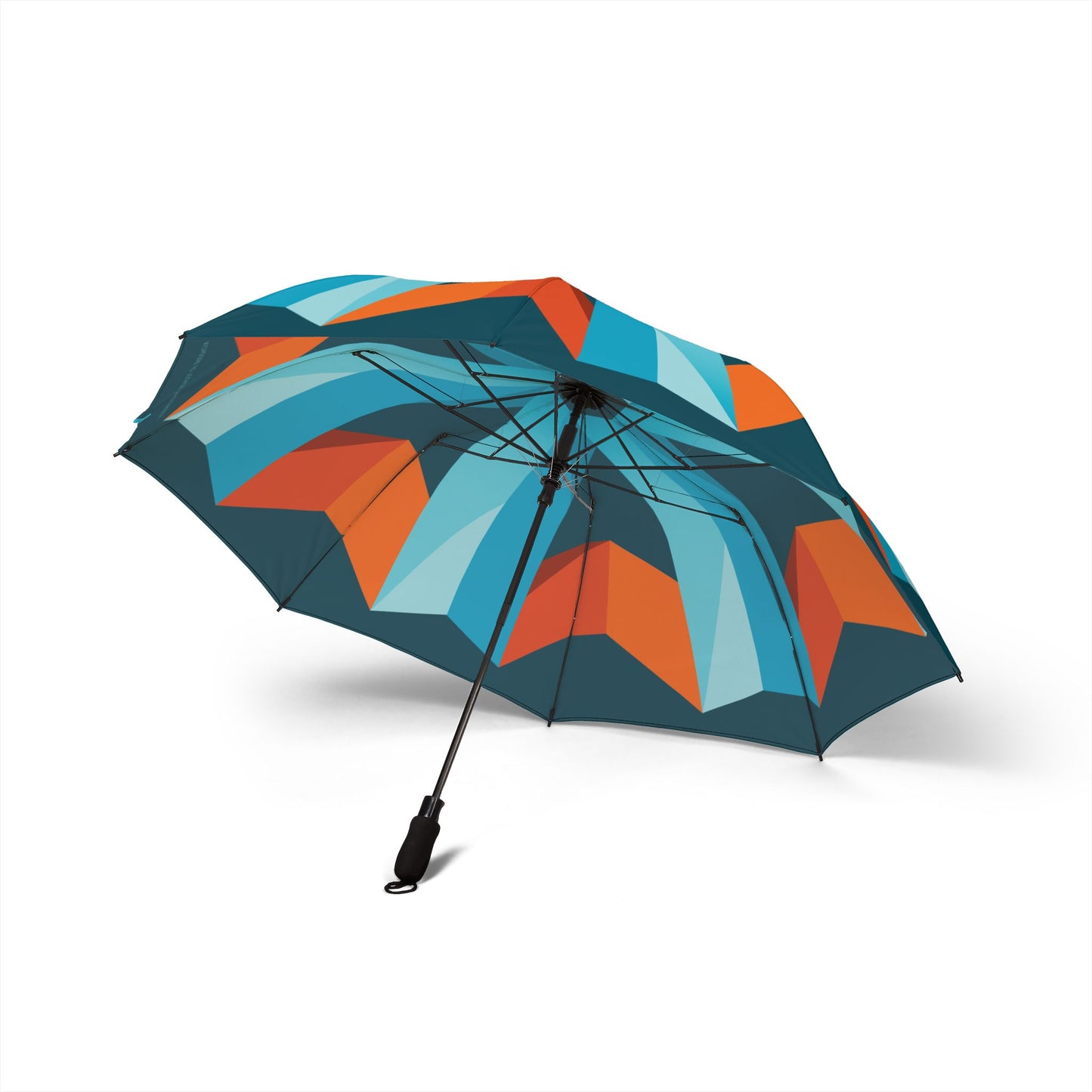 ISB Semi-Automatic Foldable Umbrella (Teal)