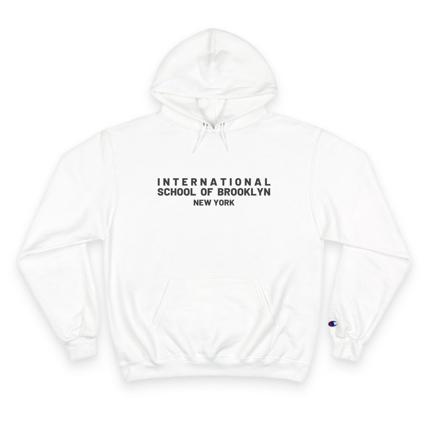 International School of Brooklyn Hoodie — NYC Minimalist Champion Sweatshirt
