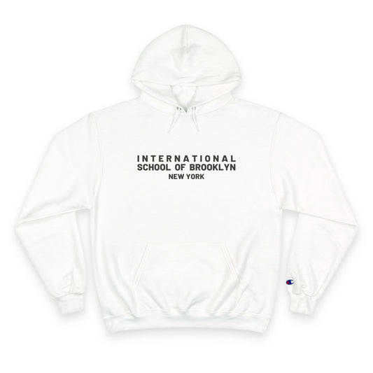 International School of Brooklyn Hoodie — NYC Minimalist Champion Sweatshirt