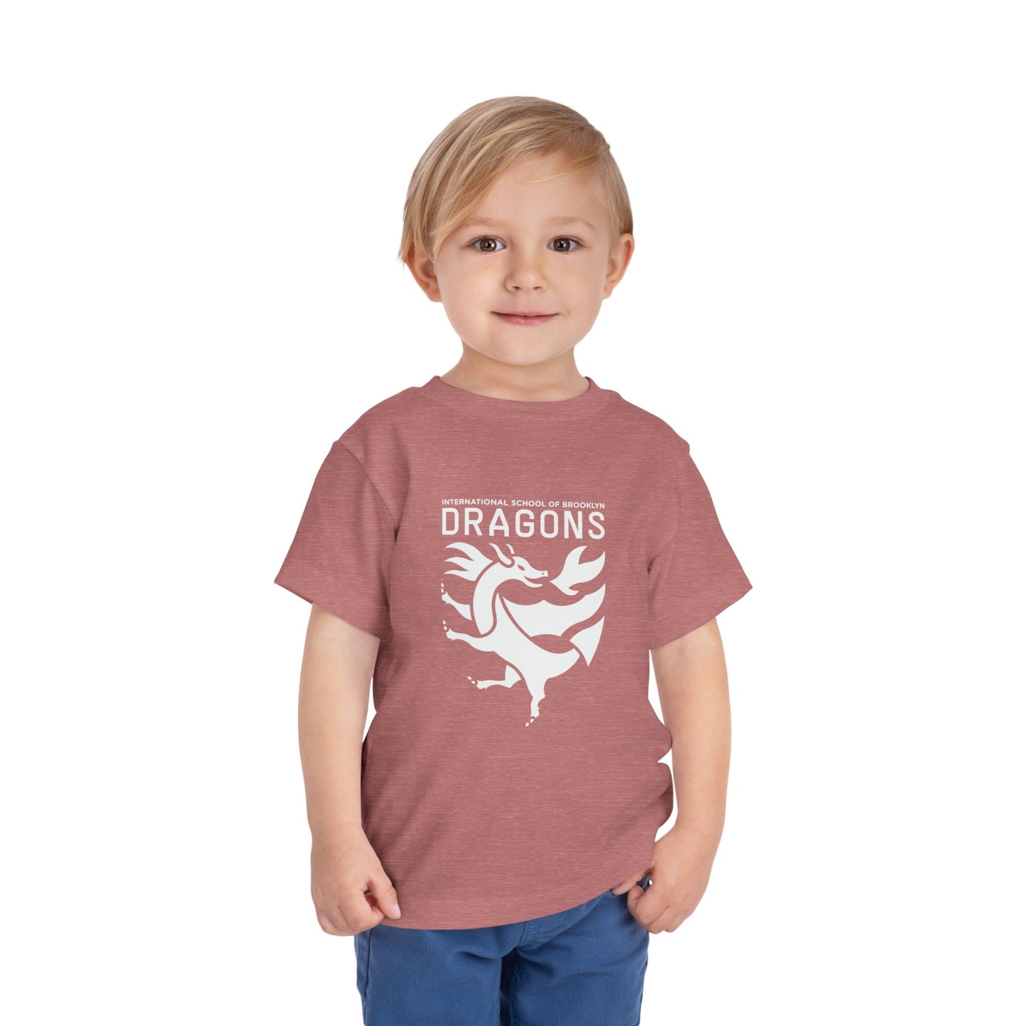 Toddler Tee — "Dragons" Crest Graphic Kids Shirt